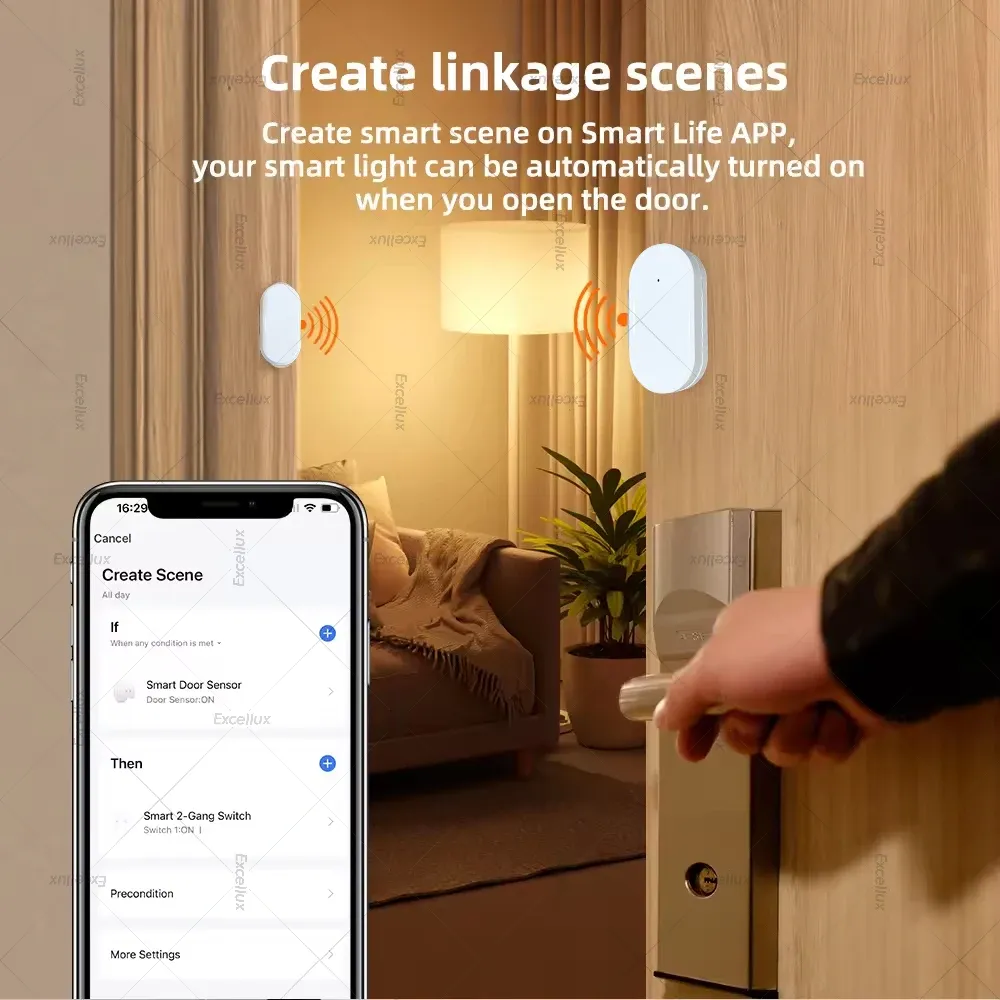 Capteur de porte et fenêtre Zigbee, discrétion