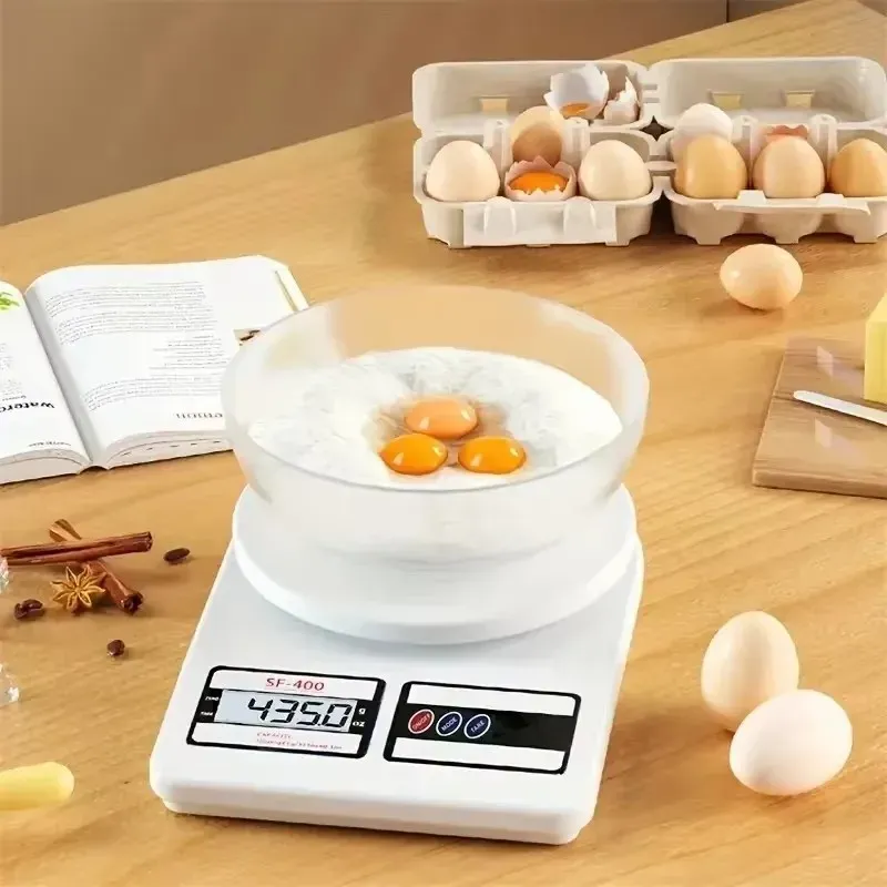 Détail du design de la balance de cuisine
