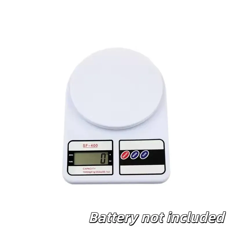 Balance de cuisine numérique 10 kg / 22 lb, unités oz/g, batterie remplaçable 7