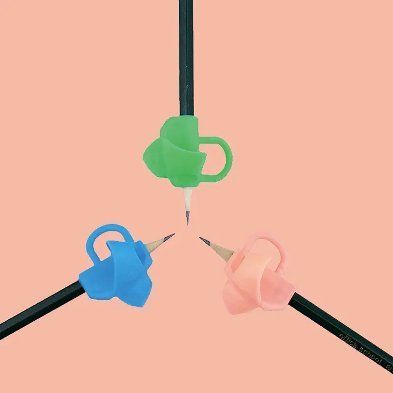 Porte-crayon en silicone couleur vive
