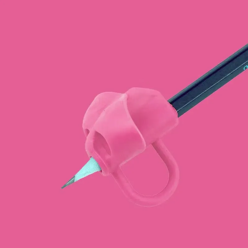 Correcteur de posture pour tenue de crayon – Porte-crayon ergonomique en silicone pour enfants, aide à l'écriture 8