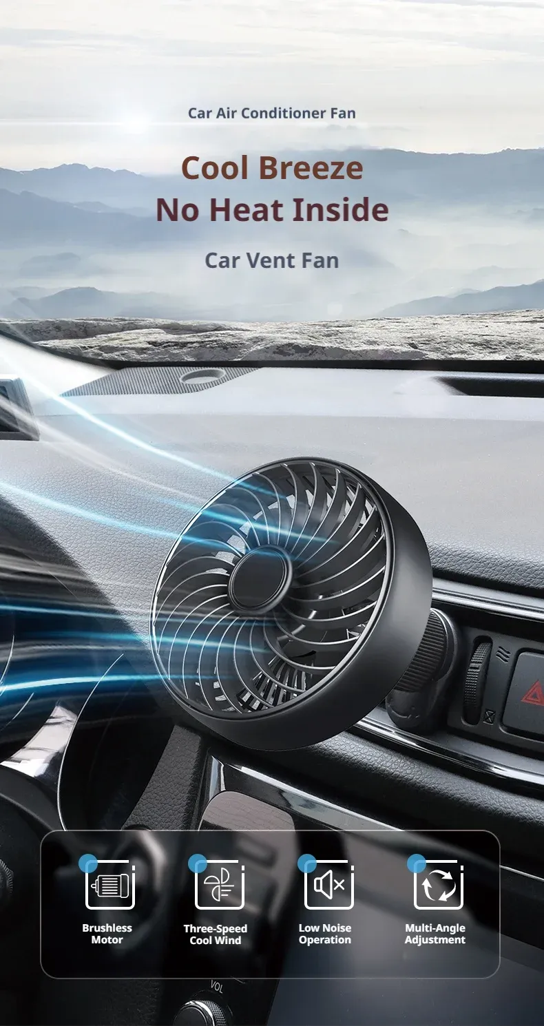Ventilateur de voiture SEAMETAL, vue d'ensemble