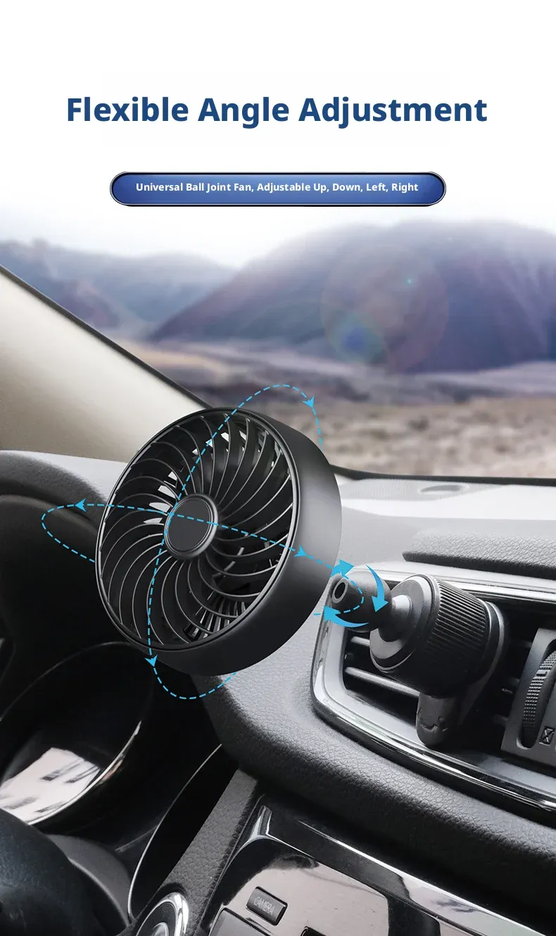 Ventilateur de voiture SEAMETAL, usage quotidien