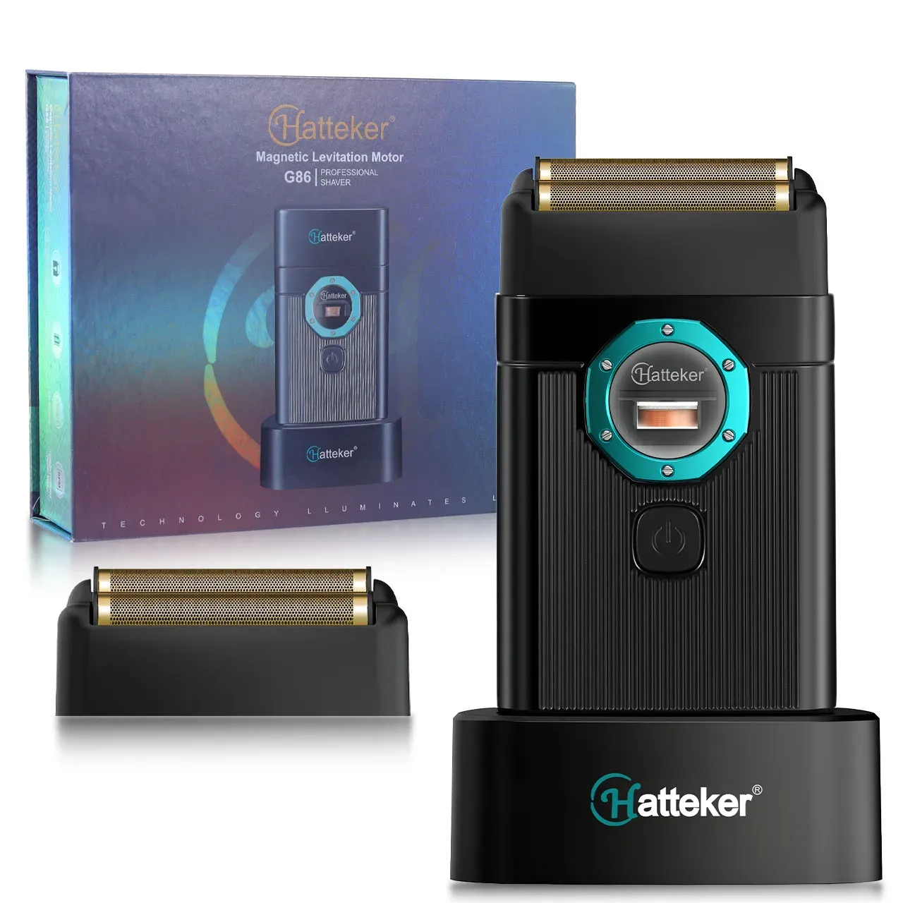 Tondeuse à cheveux électrique 6 en 1 avec écran numérique intelligent, kit de coiffure à domicile étanche, tondeuse sans fil rechargeable 7