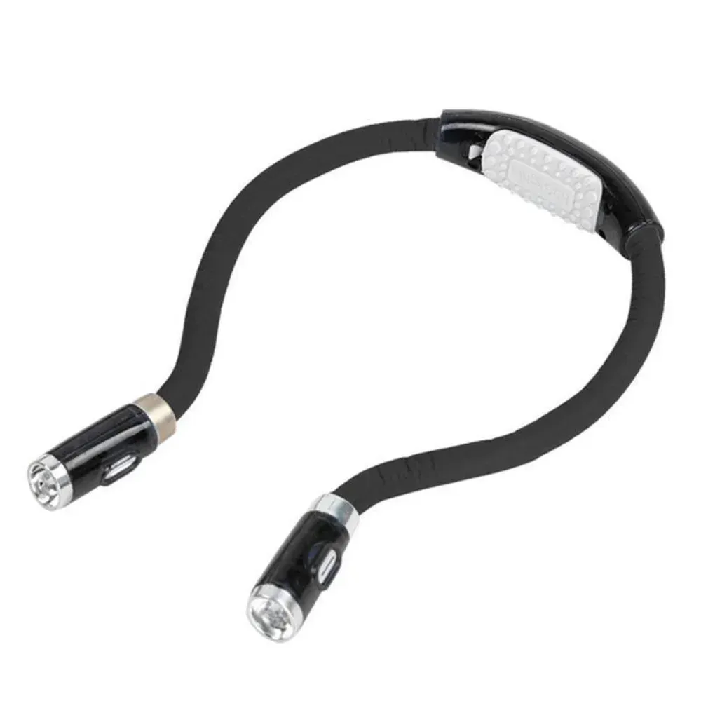 Lampe de lecture à pince flexible, réglable à 360°, mains libres, LED 4