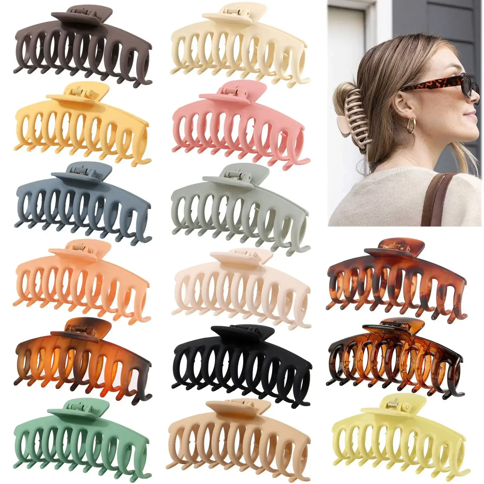 Pinces à cheveux coréennes, look complet