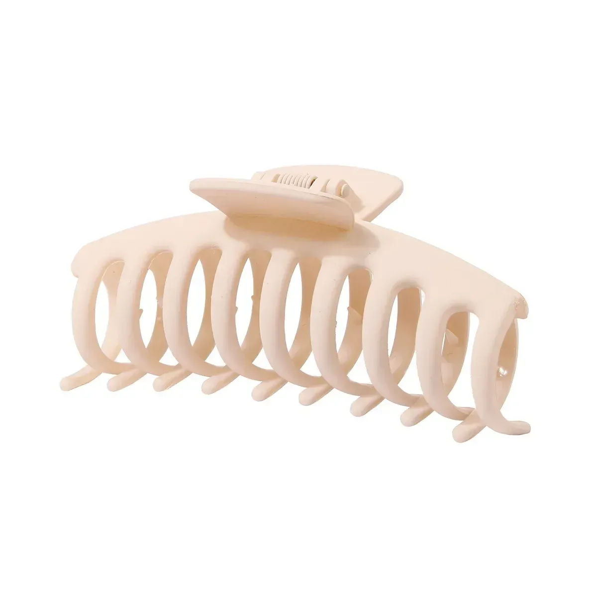 Pinces à cheveux coréennes en acrylique givré, grandes griffes solides et élégantes pour femmes et filles 13