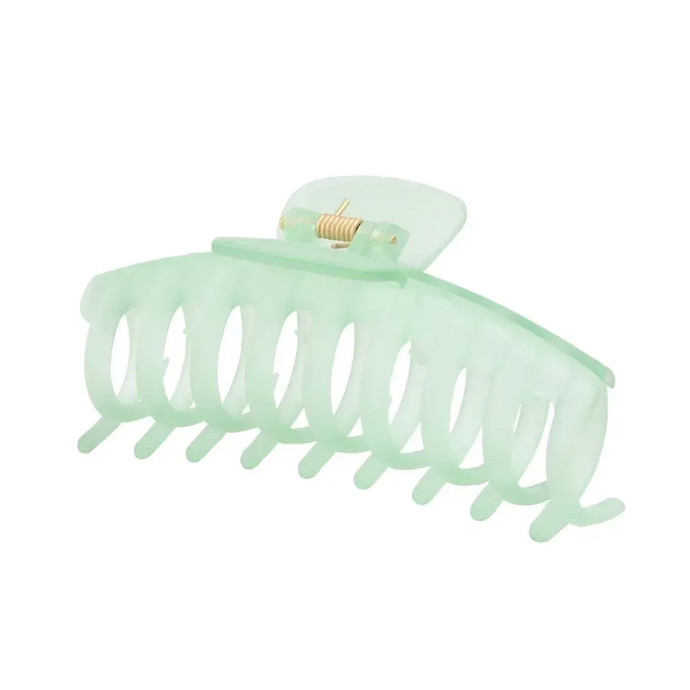 Pinces à cheveux coréennes en acrylique givré, grandes griffes solides et élégantes pour femmes et filles 24