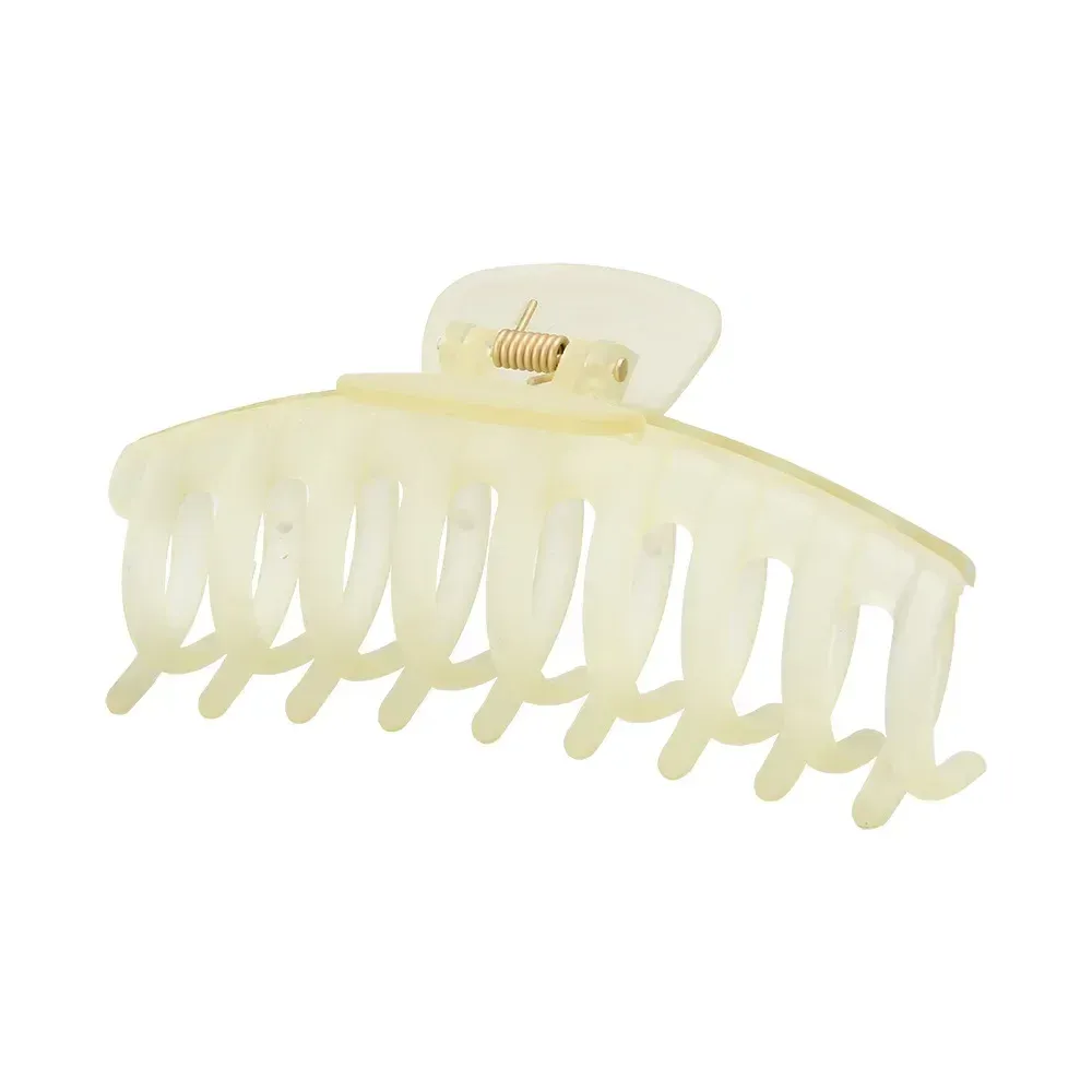 Pinces à cheveux coréennes en acrylique givré, grandes griffes solides et élégantes pour femmes et filles 31