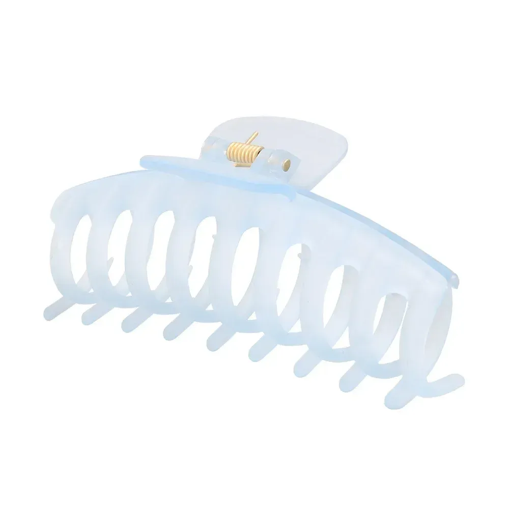 Pinces à cheveux coréennes en acrylique givré, grandes griffes solides et élégantes pour femmes et filles 30