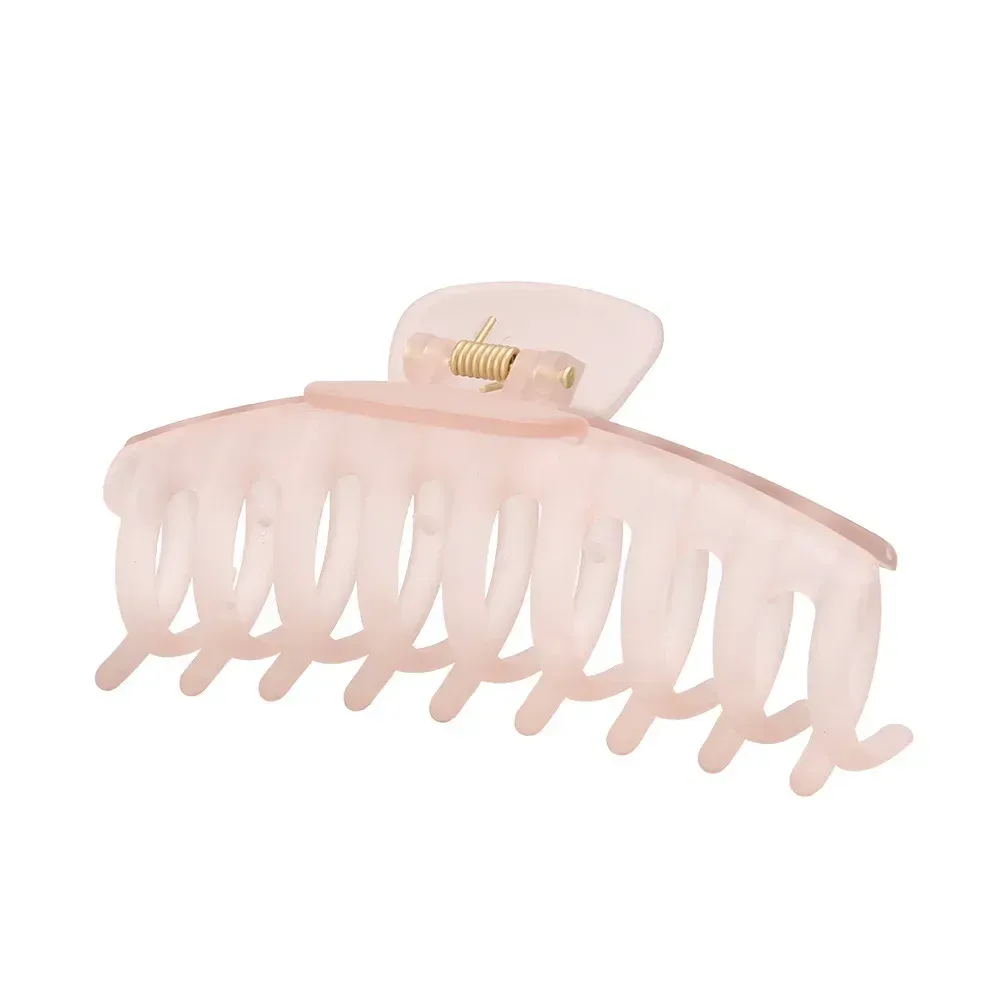 Pinces à cheveux coréennes en acrylique givré, grandes griffes solides et élégantes pour femmes et filles 29