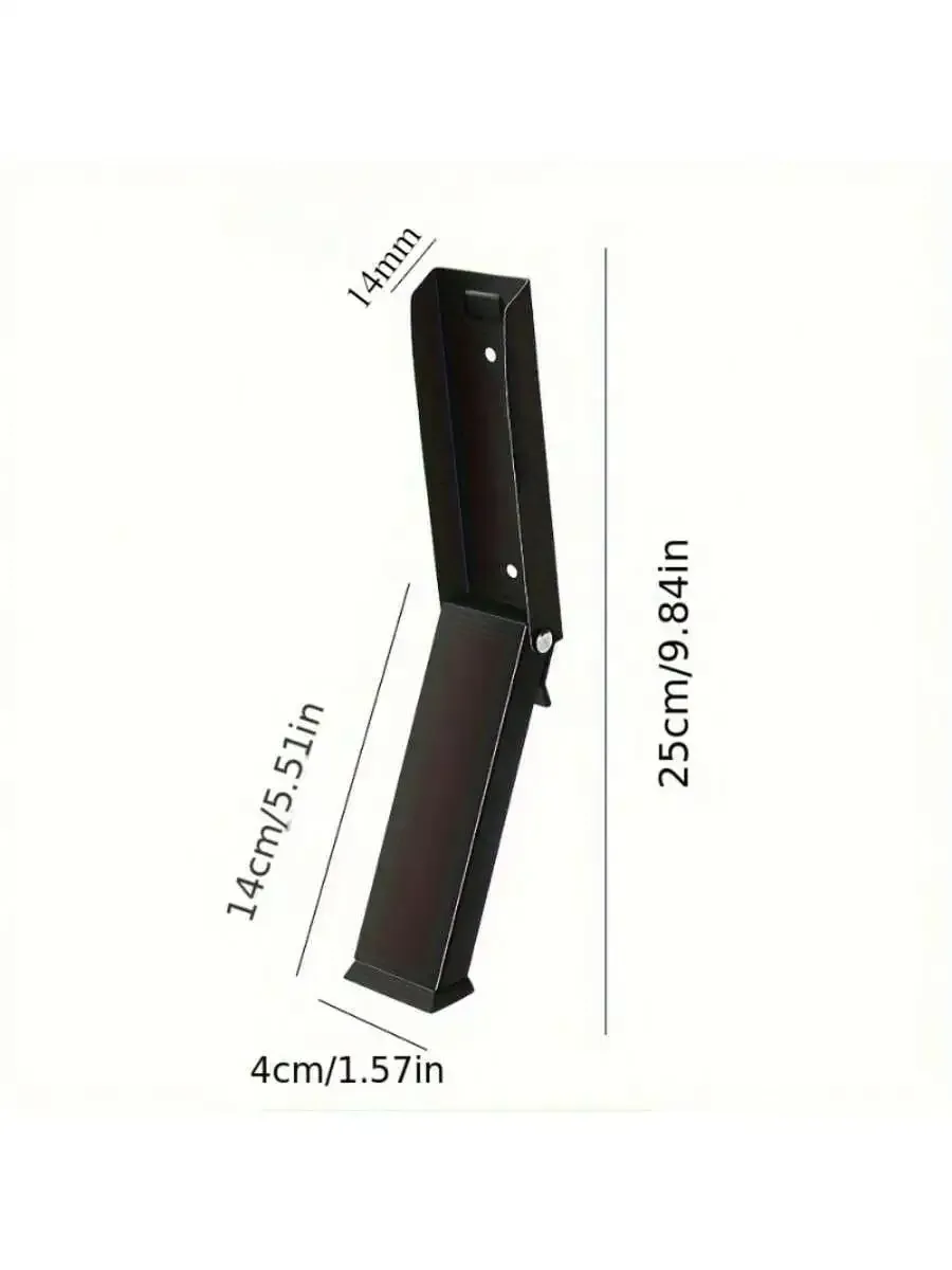 Butoir de porte antidérapant pliable en acier avec poignée en caoutchouc, lot de 1, pour la maison, le bureau et les animaux de compagnie 6