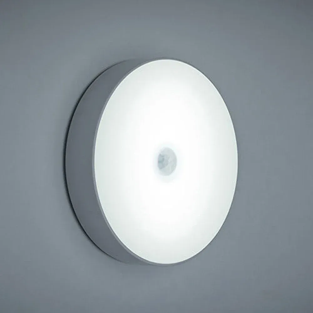 Veilleuse à détecteur de mouvement blanc chaud / blanc froid, luminosité réglable, allumage et extinction automatiques, idéale pour table de chevet et escaliers 8
