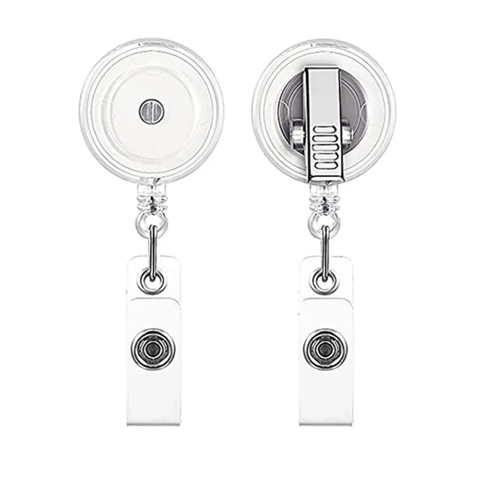 Lot de porte-badges en plastique