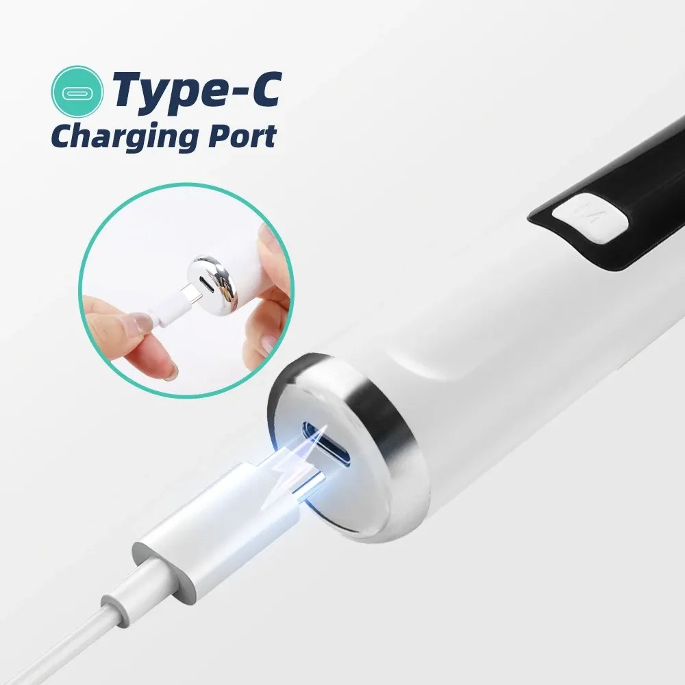 Détartreur dentaire électrique à ultrasons 5 modes, détartrage et blanchiment des dents 6