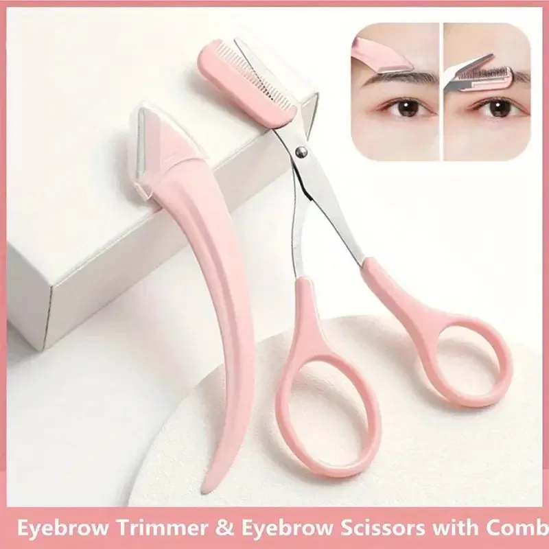 Ensemble tondeuse à sourcils et accessoires de beauté