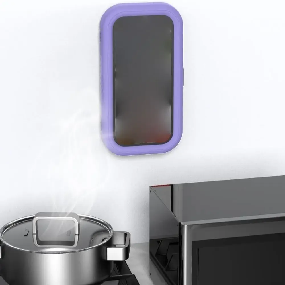 Support de téléphone rotatif pour douche, détail de fixation