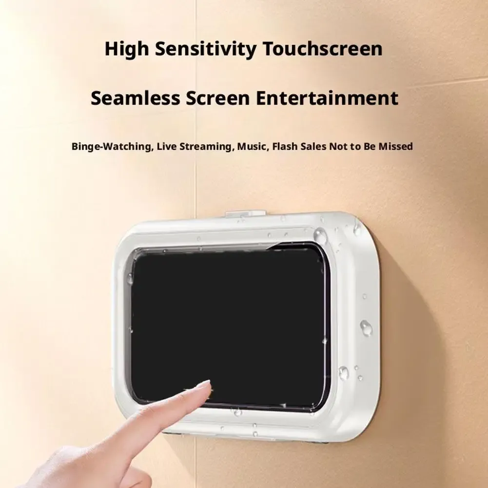 Support de téléphone rotatif pour douche, confort d'utilisation