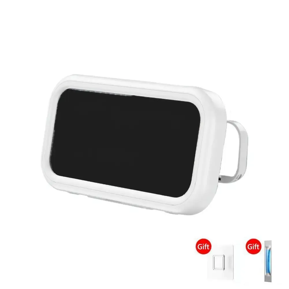 Support de téléphone rotatif et réglable pour douche, étanche, à fixer au mur, pour salle de bain, baignoire, cuisine et miroir 7