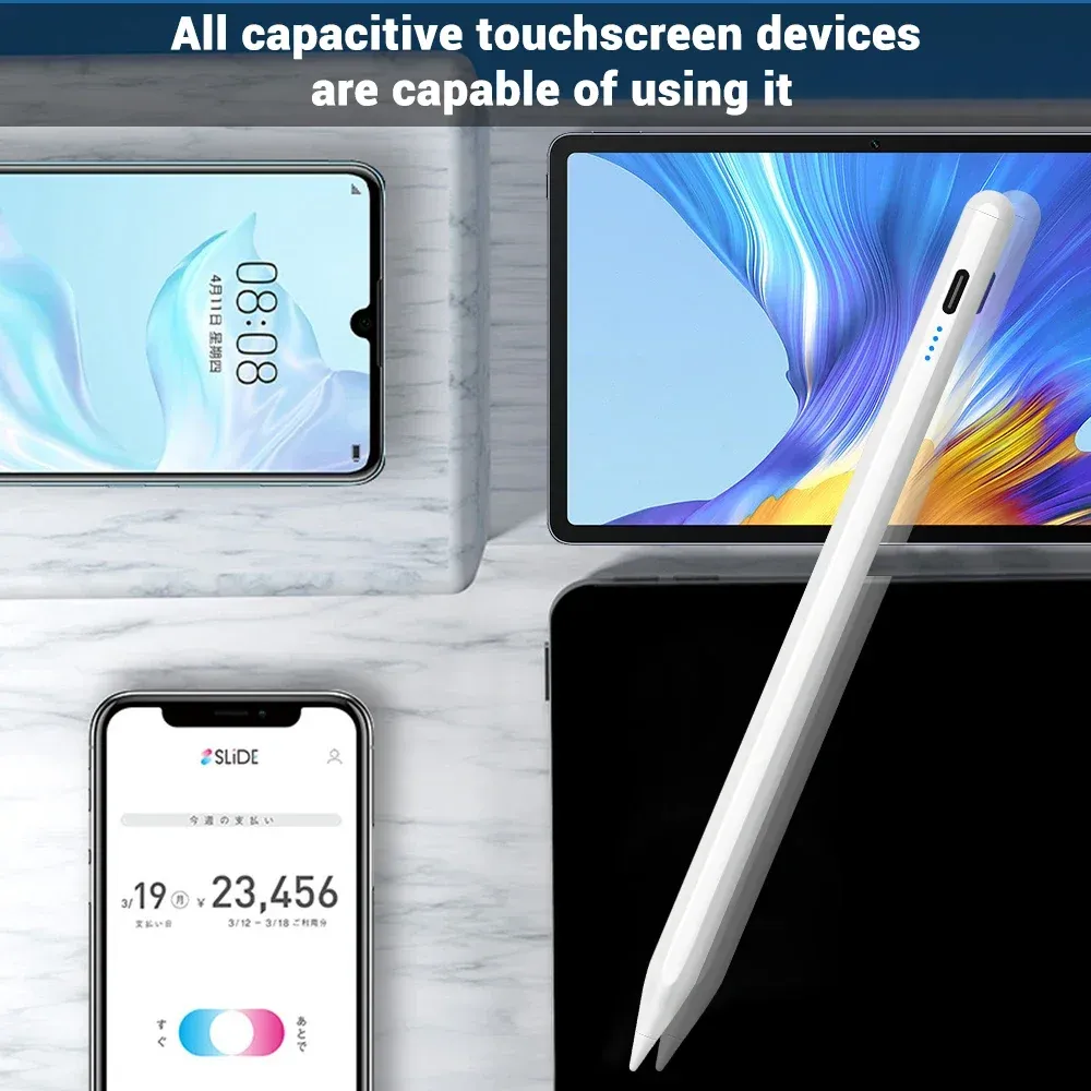 Stylet universel pour tablette tactile avec housse pour iPad, Huawei, Lenovo, Samsung et Xiaomi 2
