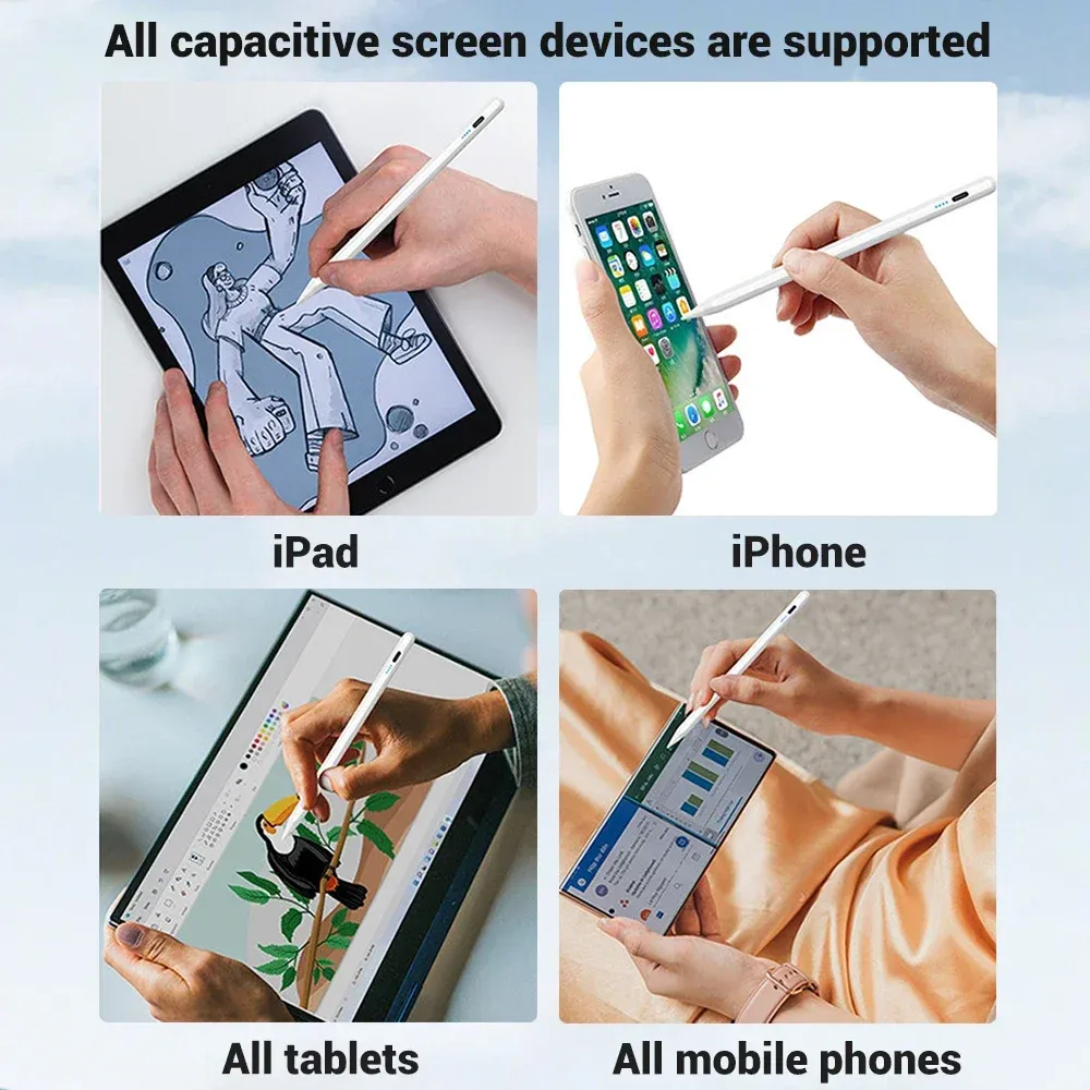 Stylet universel pour tablette tactile avec housse pour iPad, Huawei, Lenovo, Samsung et Xiaomi 6