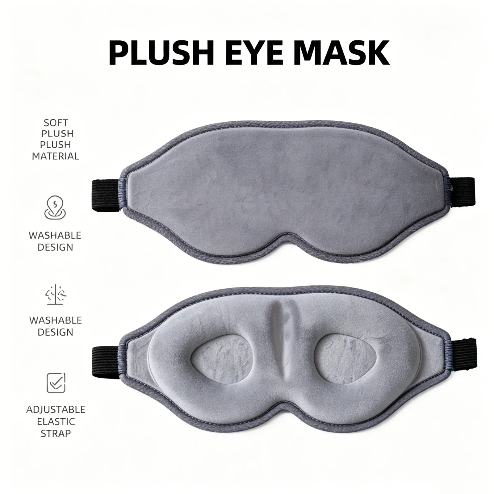 Masque 3D réglable vue détaillée