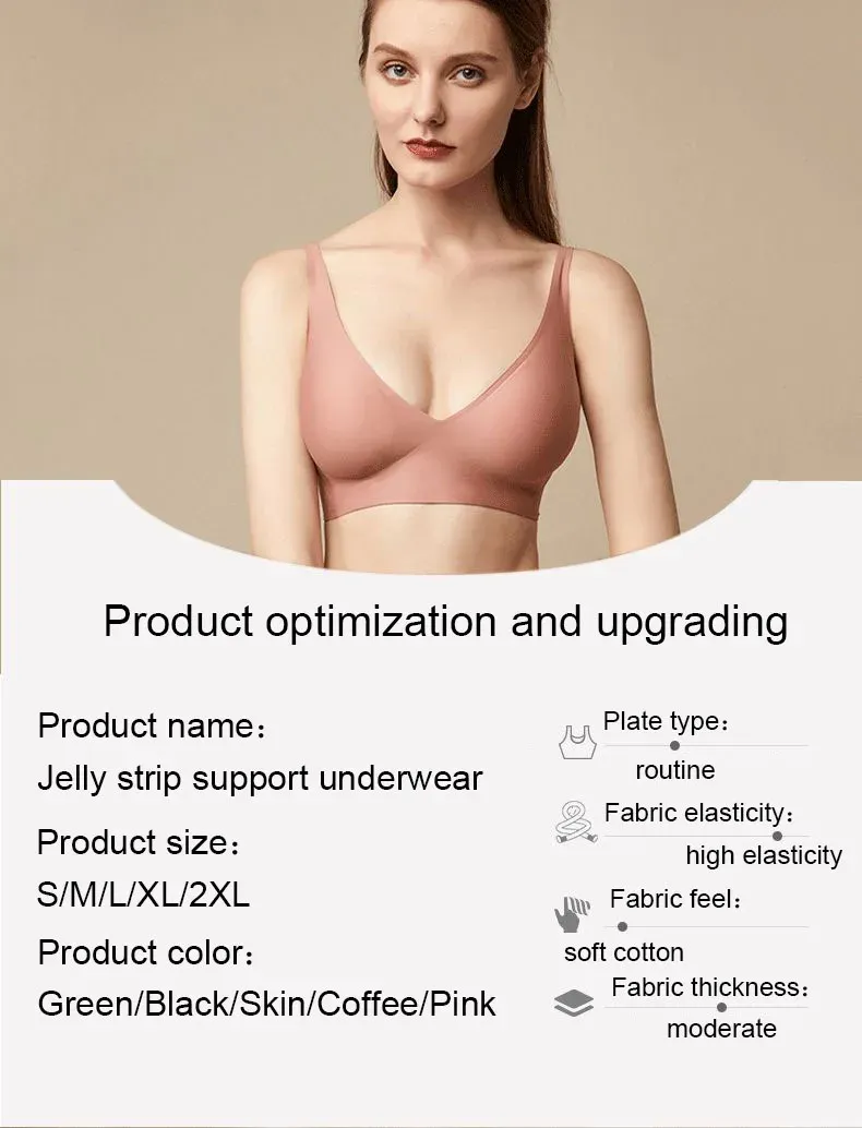 Soutien-gorge sans couture, finition délicate