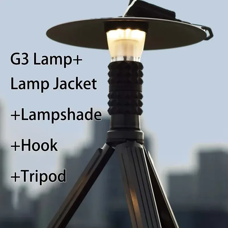 Lampe de camping LED 3000 mAh à longue autonomie, lanterne de tente pour la randonnée et le camping 7