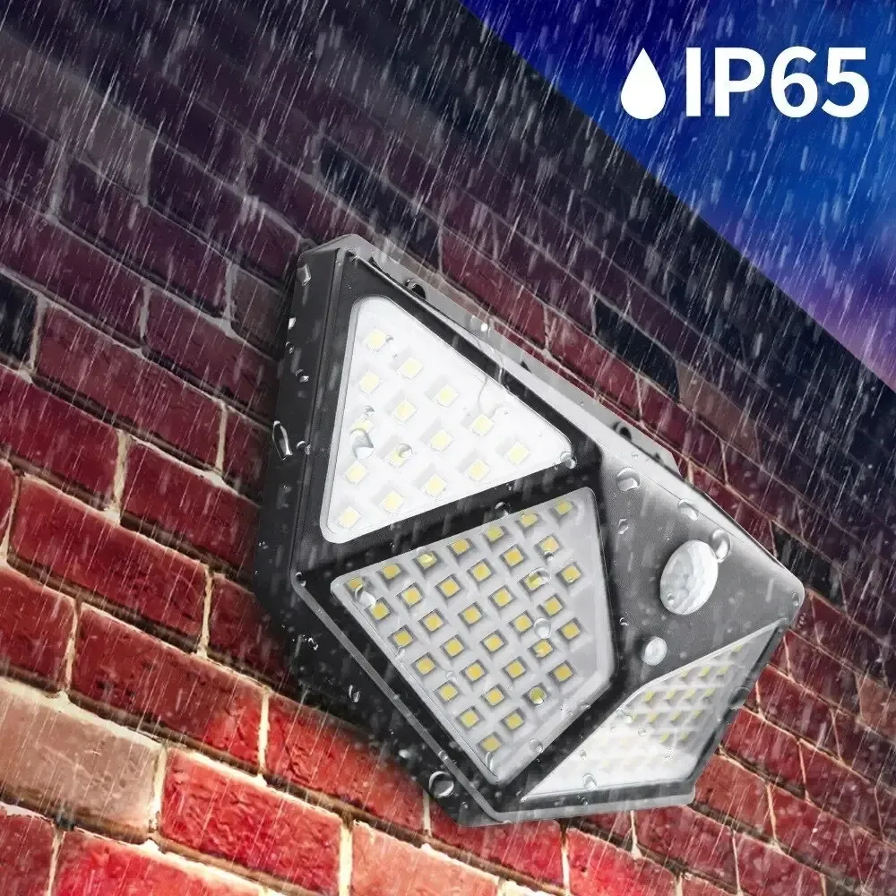 Lampe solaire LED multifonction pour jardin et extérieur, étanche, avec détecteur de mouvement - Image 1