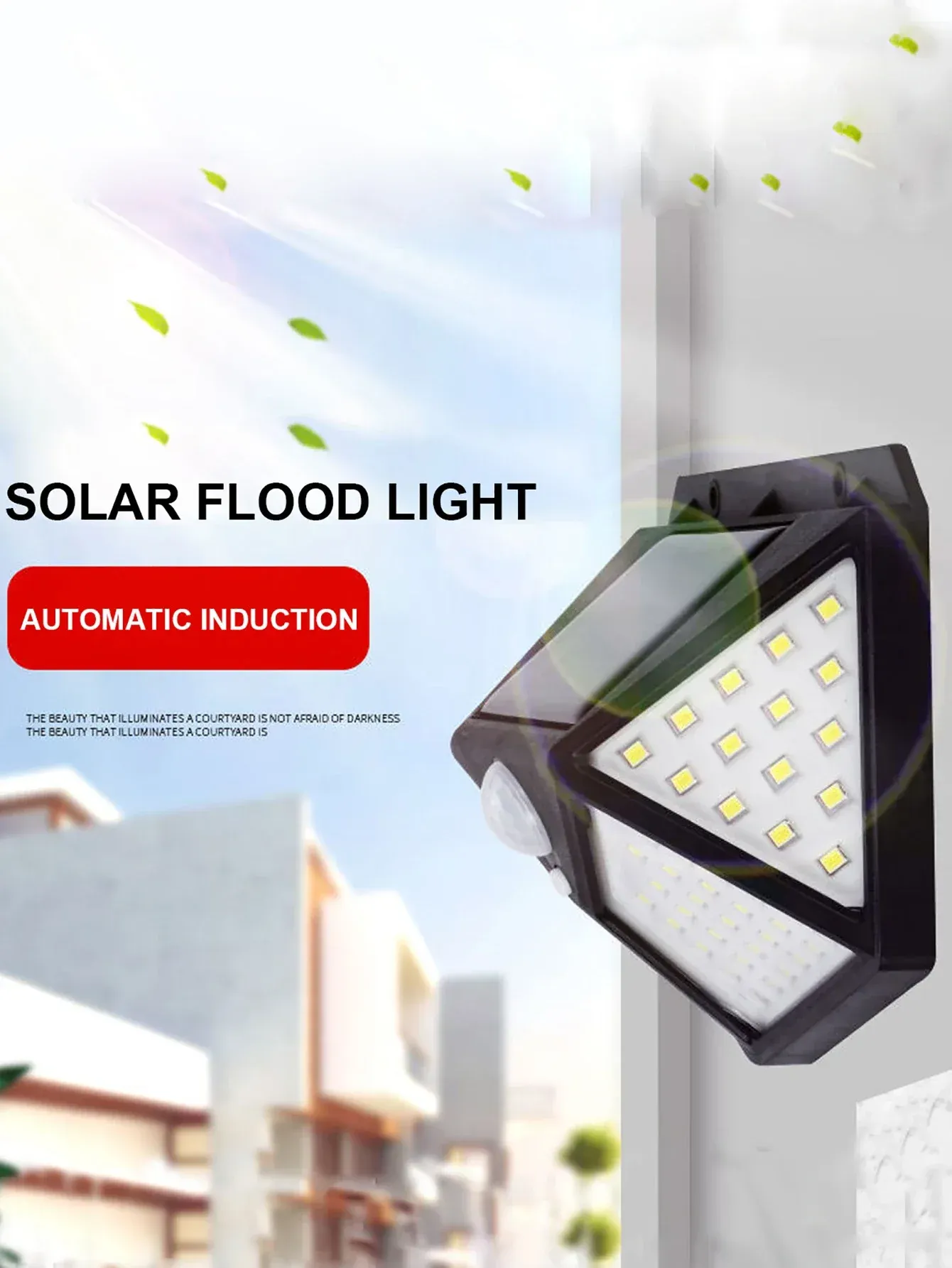 Lampe solaire, vue d'ensemble du produit