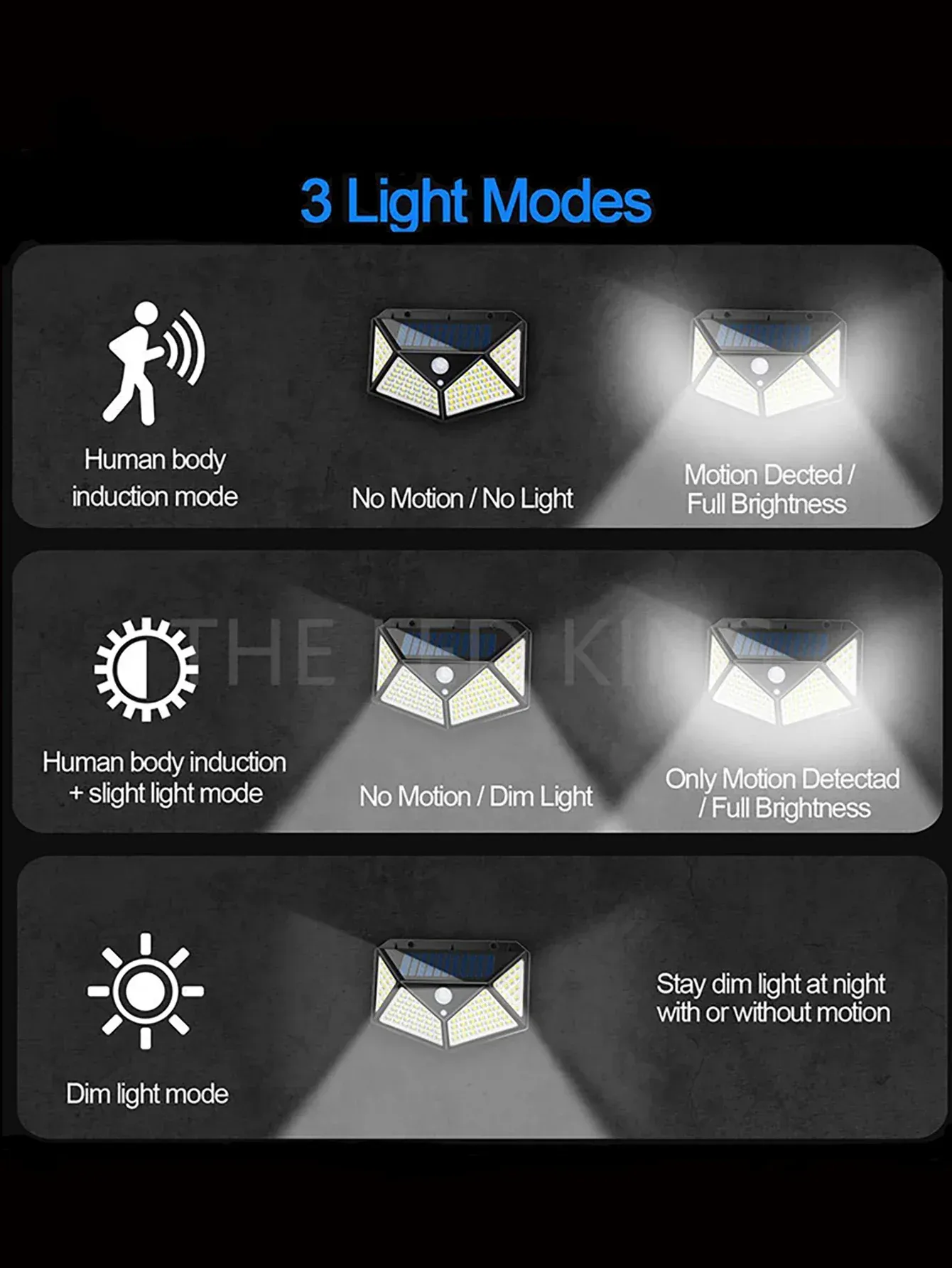Lampe solaire installée à l'extérieur