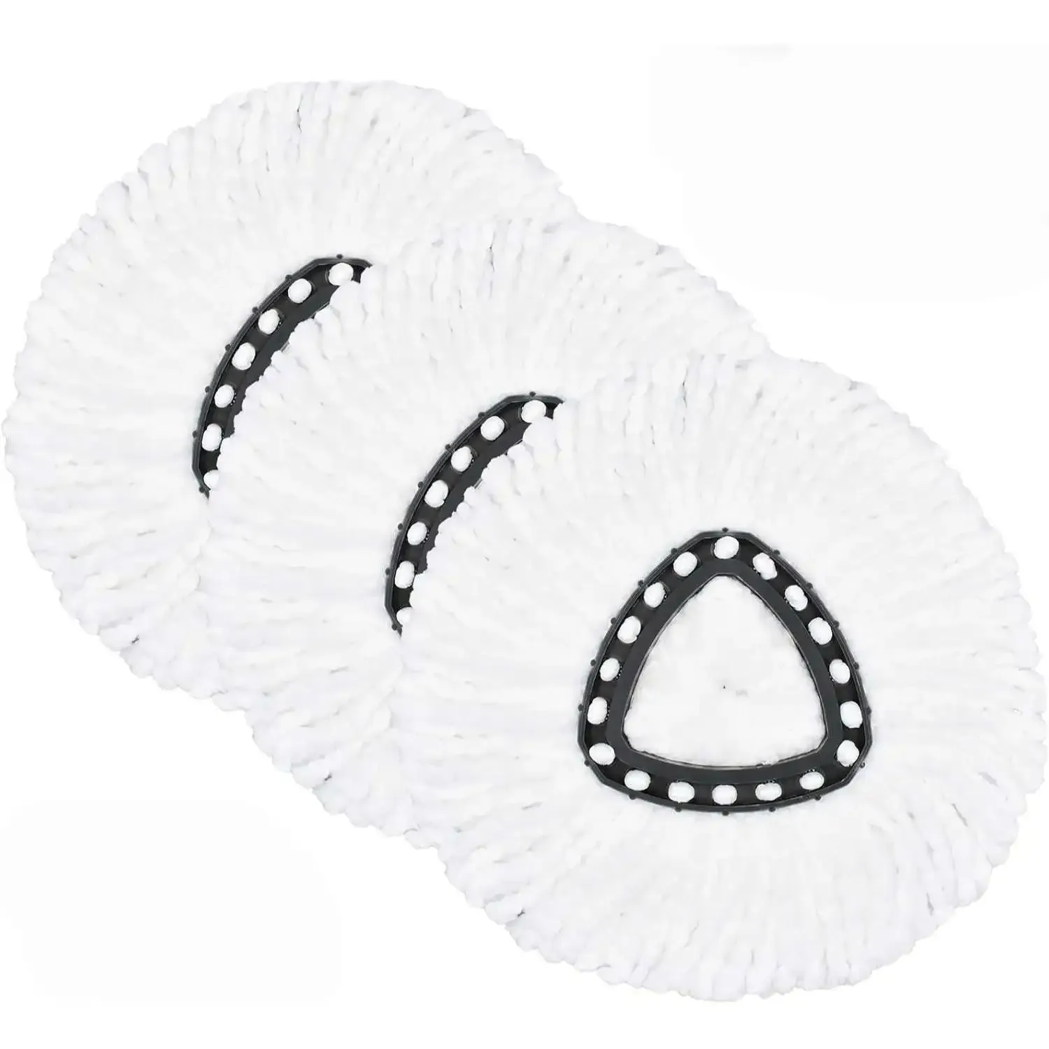 Tampons de rechange pour balai essoreur Vileda O-Cedar EasyWring 1-Tank System, têtes de balai essoreur en microfibre, recharges triangulaires lavables en machine 10