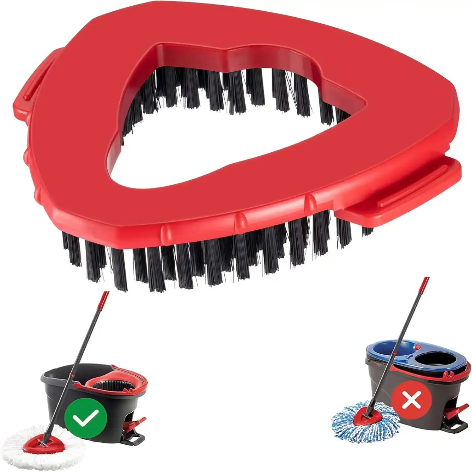 Tampons de rechange pour balai essoreur Vileda O-Cedar EasyWring 1-Tank System, têtes de balai essoreur en microfibre, recharges triangulaires lavables en machine 12