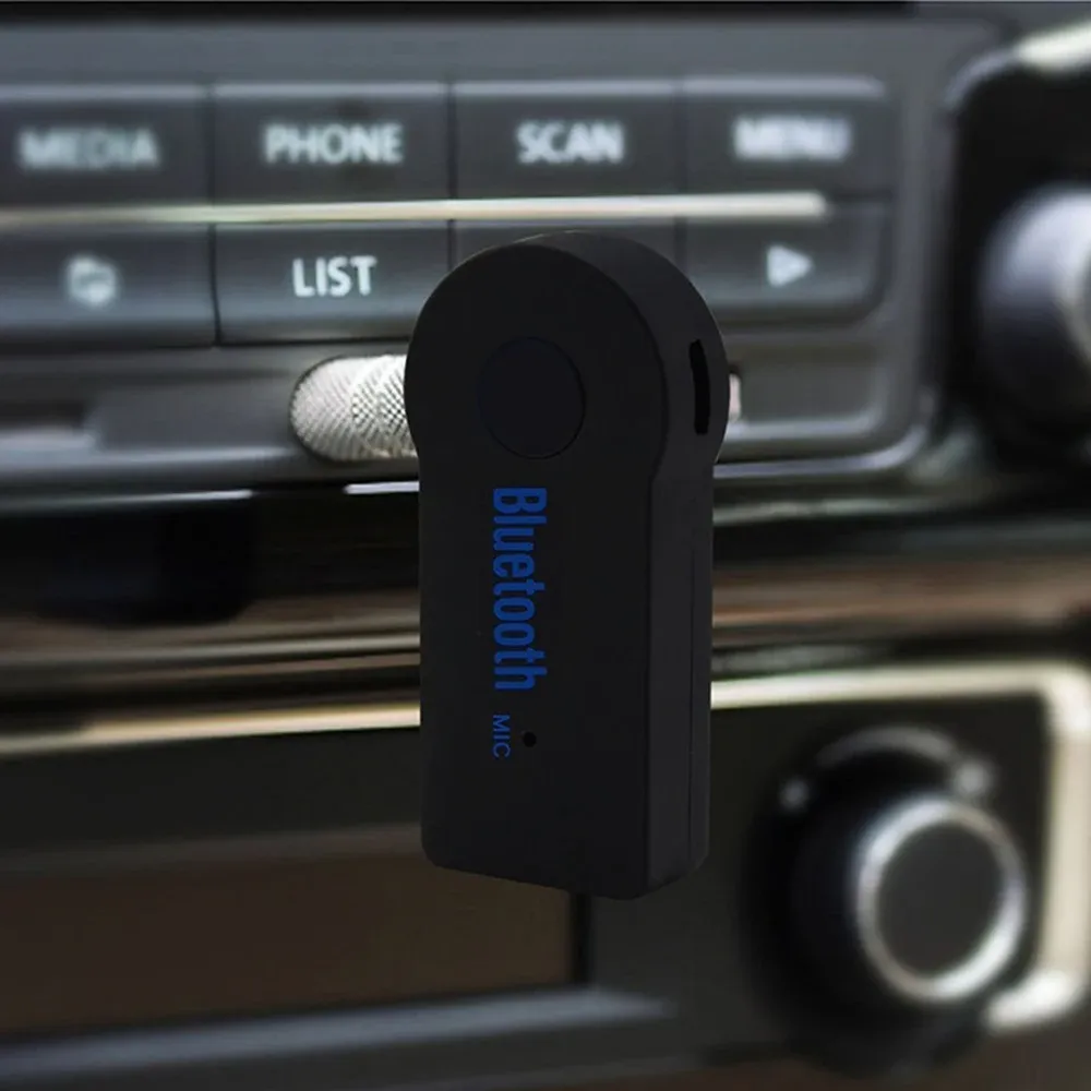 Récepteur Bluetooth portable sans fil, adaptateur audio AUX 3,5 mm pour voiture, stéréo et téléphone 6