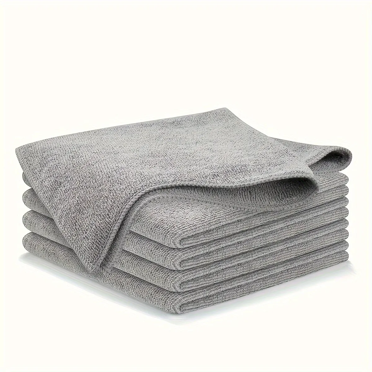 Chiffons en microfibre épaisse, non pelucheux, réutilisables et absorbants pour vitres de voiture 4