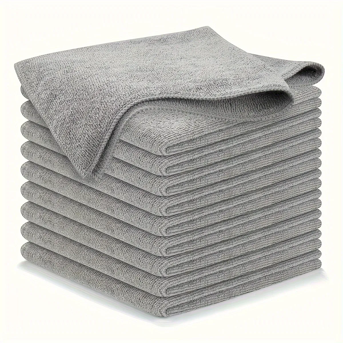 Chiffons en microfibre épaisse, non pelucheux, réutilisables et absorbants pour vitres de voiture 6