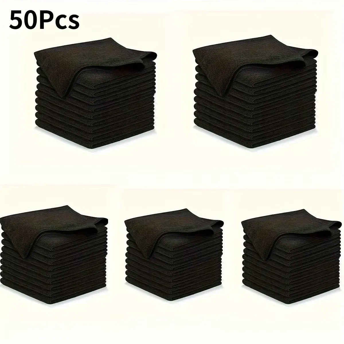 Chiffons en microfibre épaisse, non pelucheux, réutilisables et absorbants pour vitres de voiture 8
