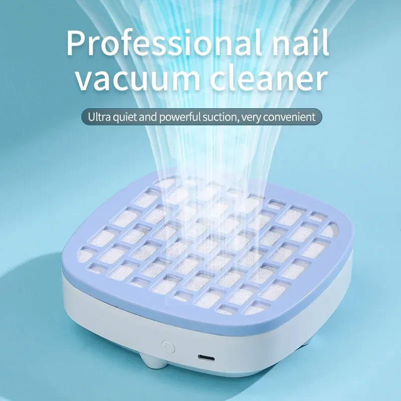 Mini ventilateur d'extraction à poussière pour manucure avec filtre papier amovible