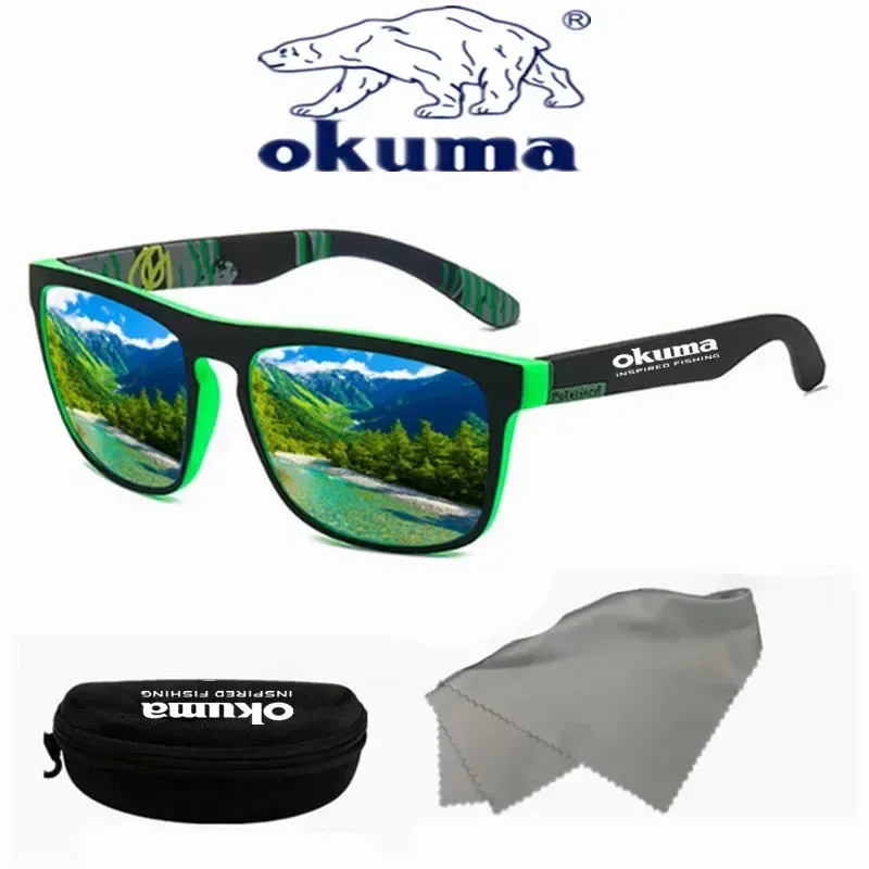 Lunettes de soleil polarisées Okuma UV400 unisexes pour la chasse, la pêche et le cyclisme, avec étui en option 4