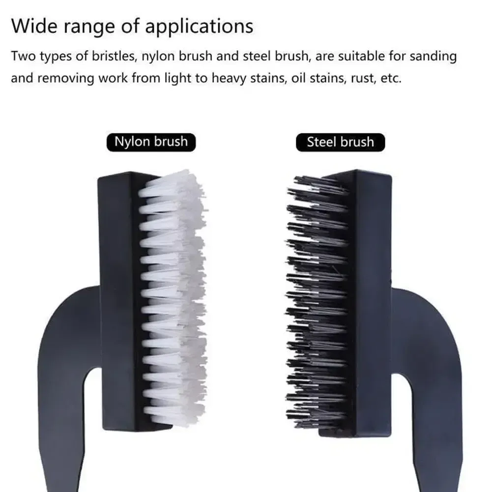 Brosse de nettoyage électrique universelle en nylon pour scie sabre, pour le décapage de la rouille et le nettoyage des peintures, outils de ponçage et de décontamination 3