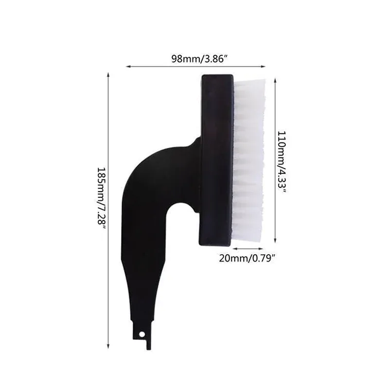 Brosse de nettoyage électrique universelle en nylon pour scie sabre, pour le décapage de la rouille et le nettoyage des peintures, outils de ponçage et de décontamination 9