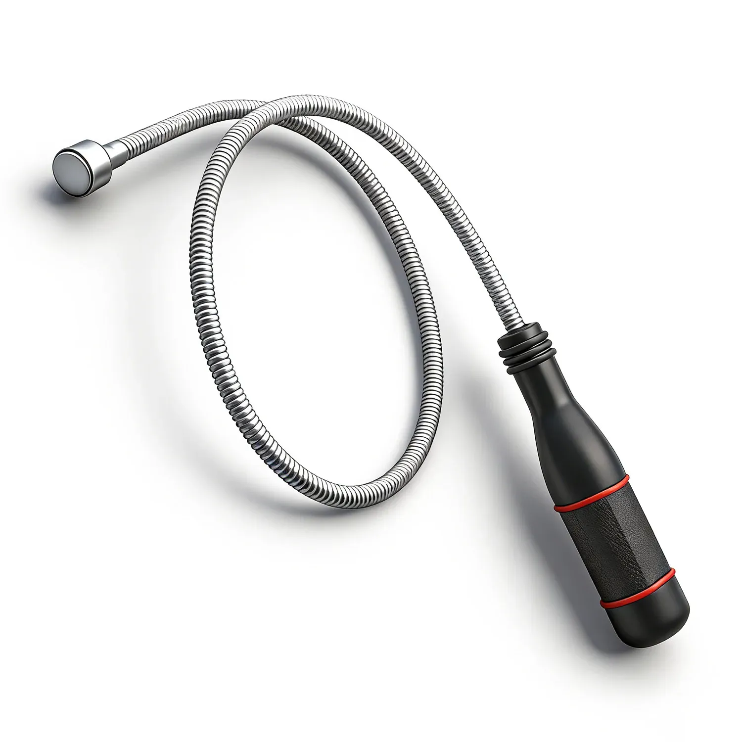 Outil de ramassage magnétique pliable et robuste à ressort pour vis, écrous, clés et débris métalliques 9