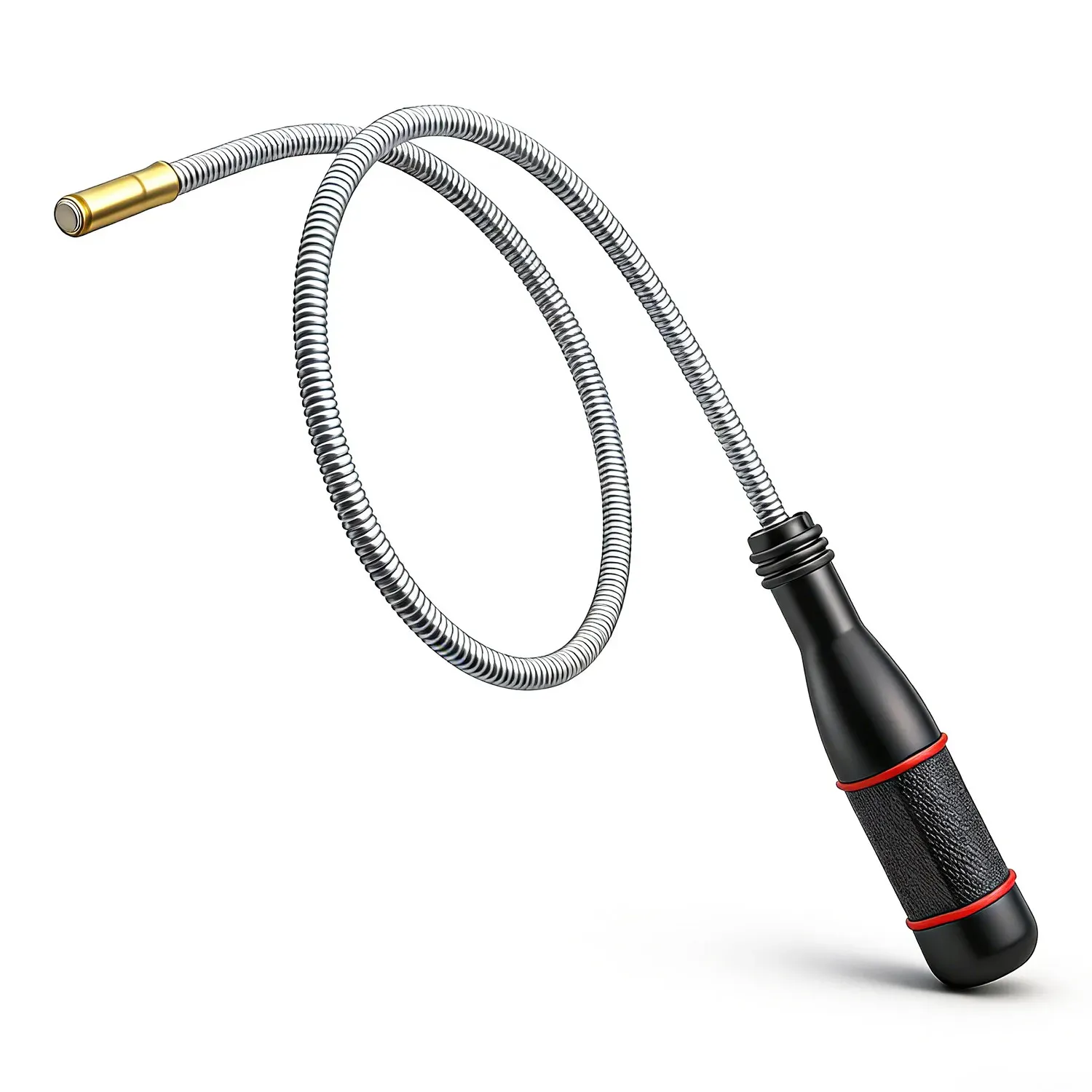 Outil de ramassage magnétique pliable et robuste à ressort pour vis, écrous, clés et débris métalliques 8