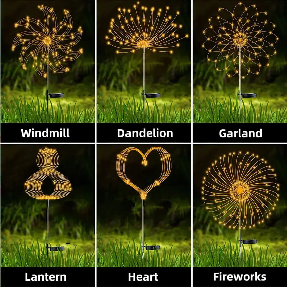 Lumières solaires décoratives pour jardin paysager