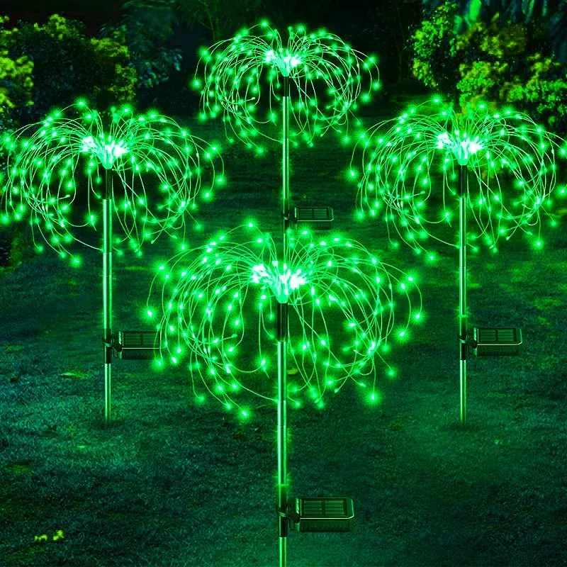 Lumières solaires LED en forme de pissenlit, étanches, pour décoration de jardin et d'extérieur 10