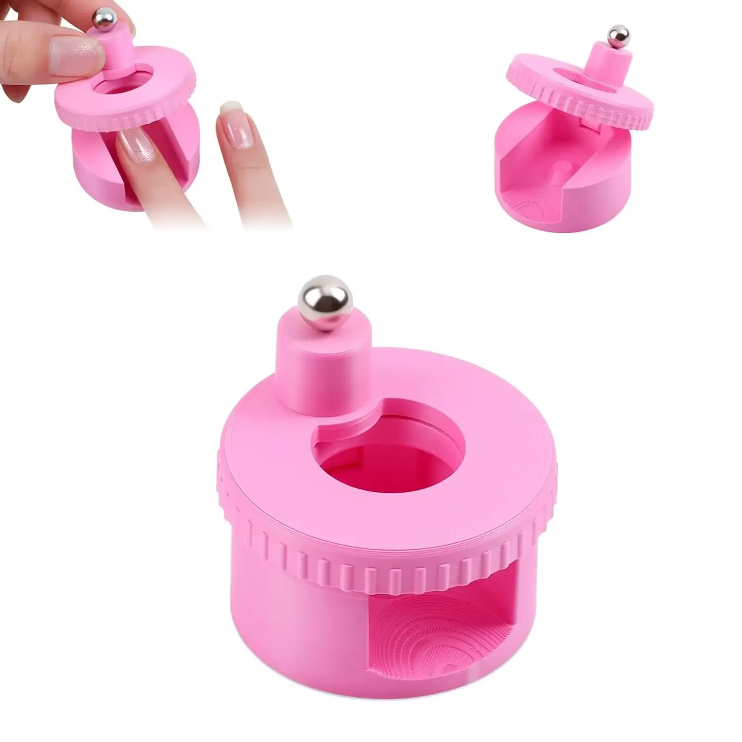 Aimant rotatif effet œil de chat pour ongles, grand format, pour nail art et vernis gel - Image 1