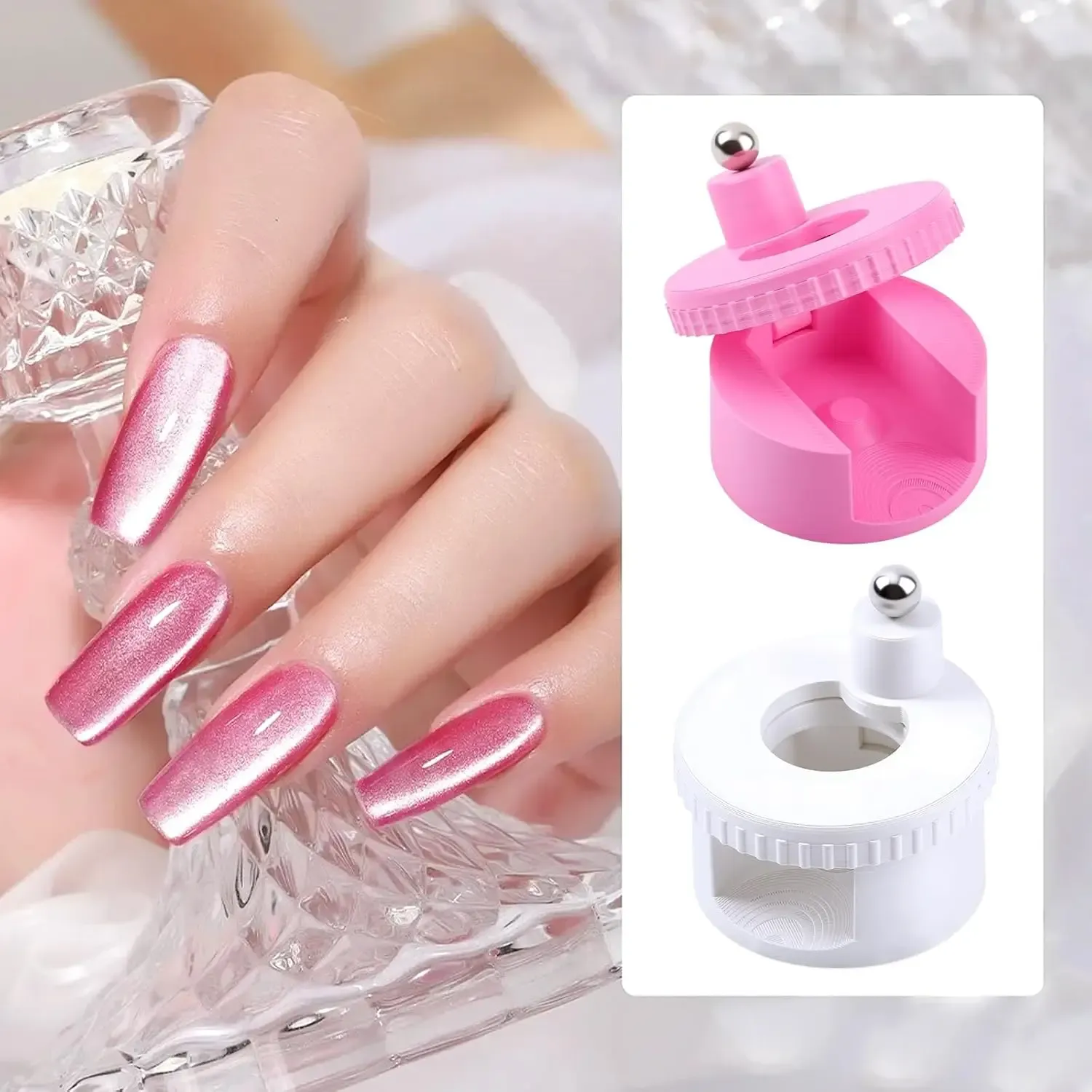 Aimant rotatif pour nail art