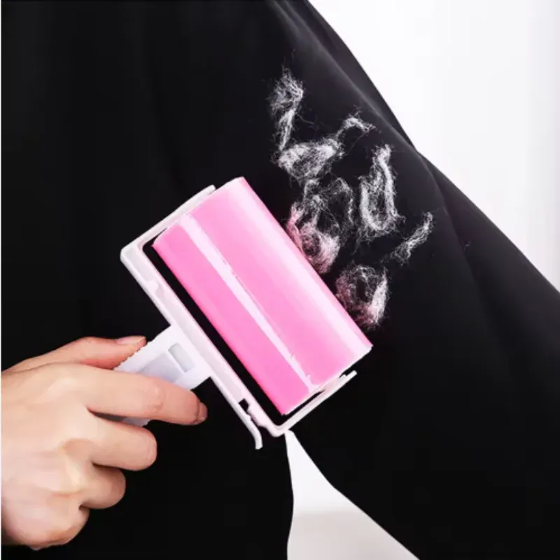 Détail du rouleau anti-peluches