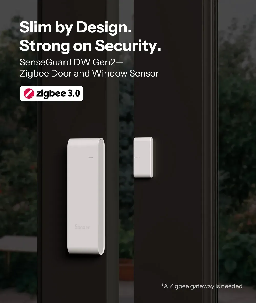 Capteur SenseGuard DW Gen2 au design mince et élégant