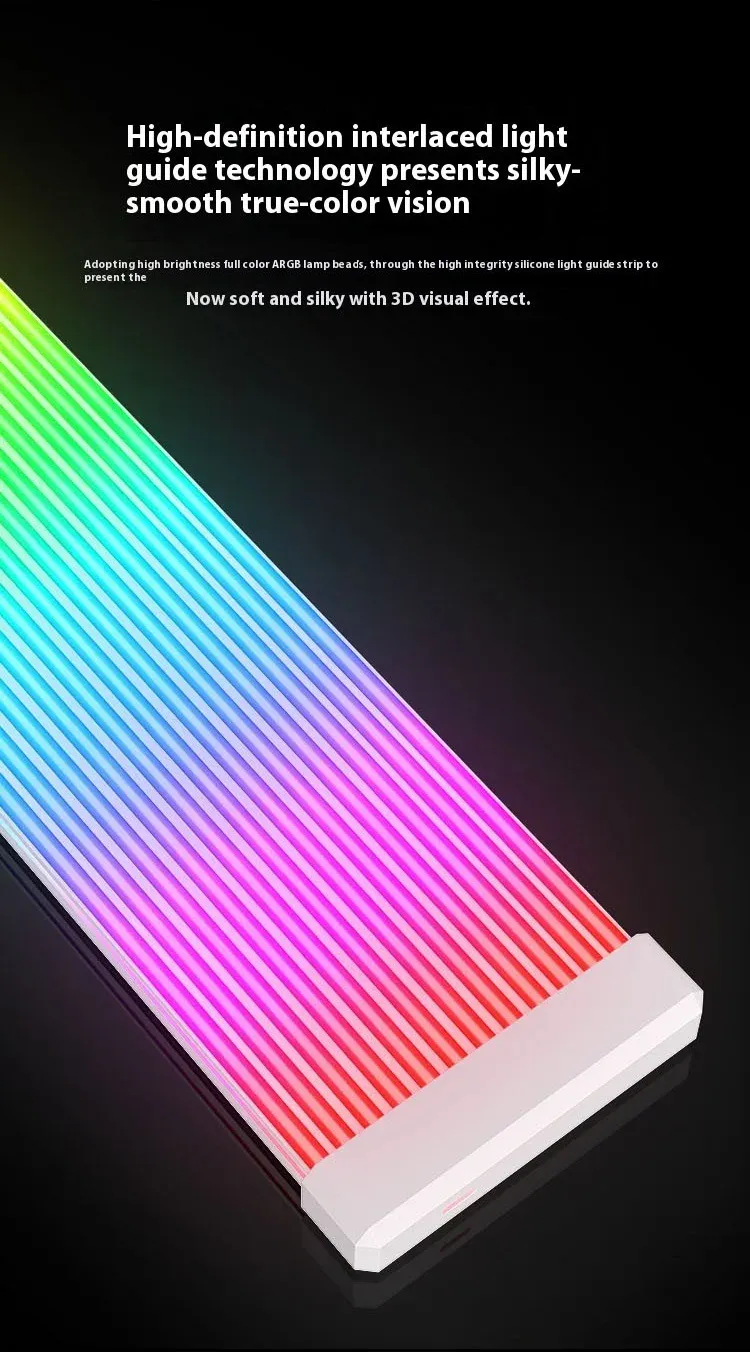 Bande LED flexible reliée au câble ARGB